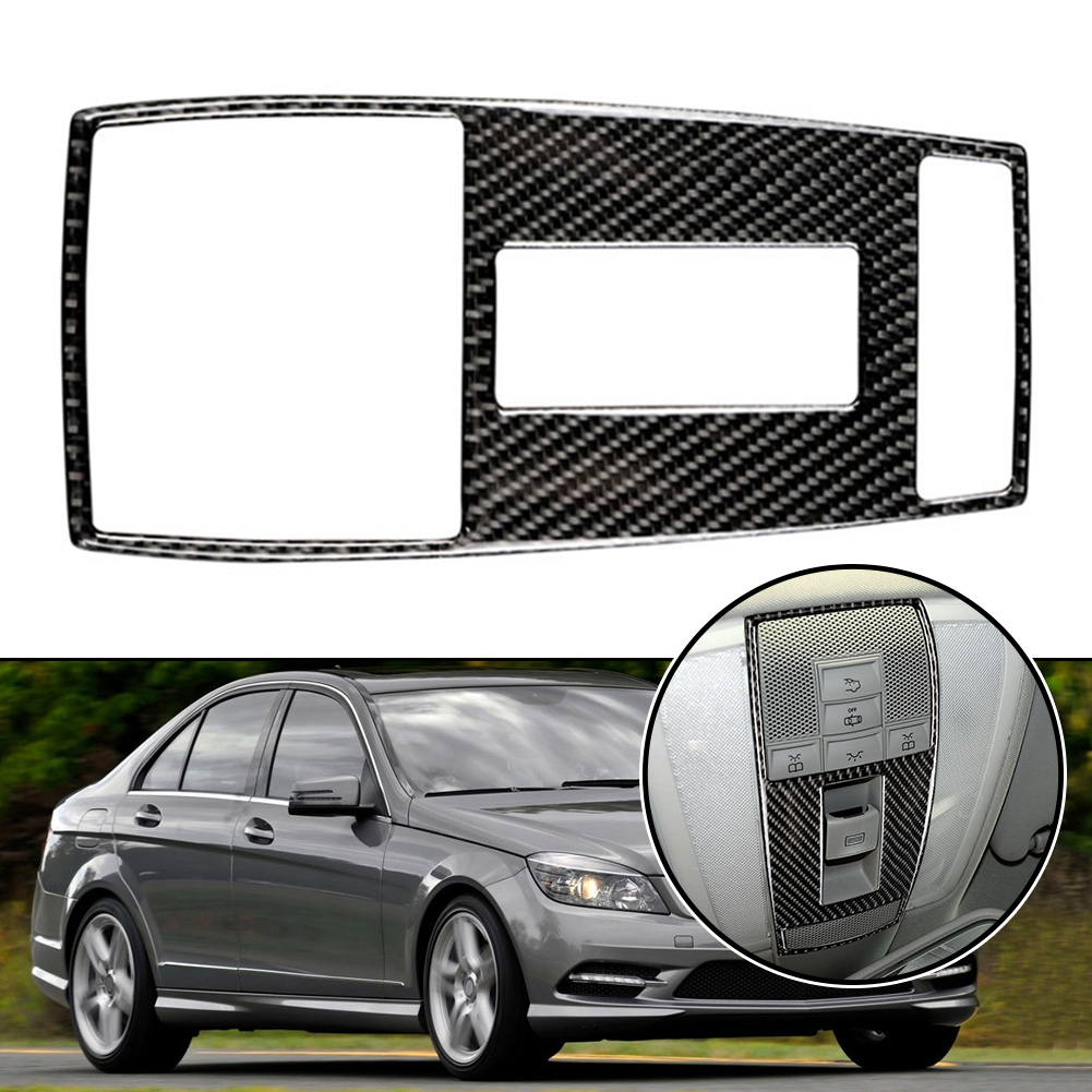 Untuk Mercedes-benz C Class Hiasi Bingkai Lampu Baca Aksesoris Mobil Penutup Panel Trim Lampu Baca Mudah Dipasang