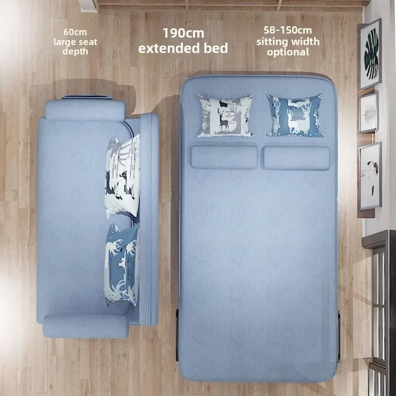Folding sofa bed dual-purpose leisure Internet celebrity sofa nap simple sofa small apartment multi-functional simple bed