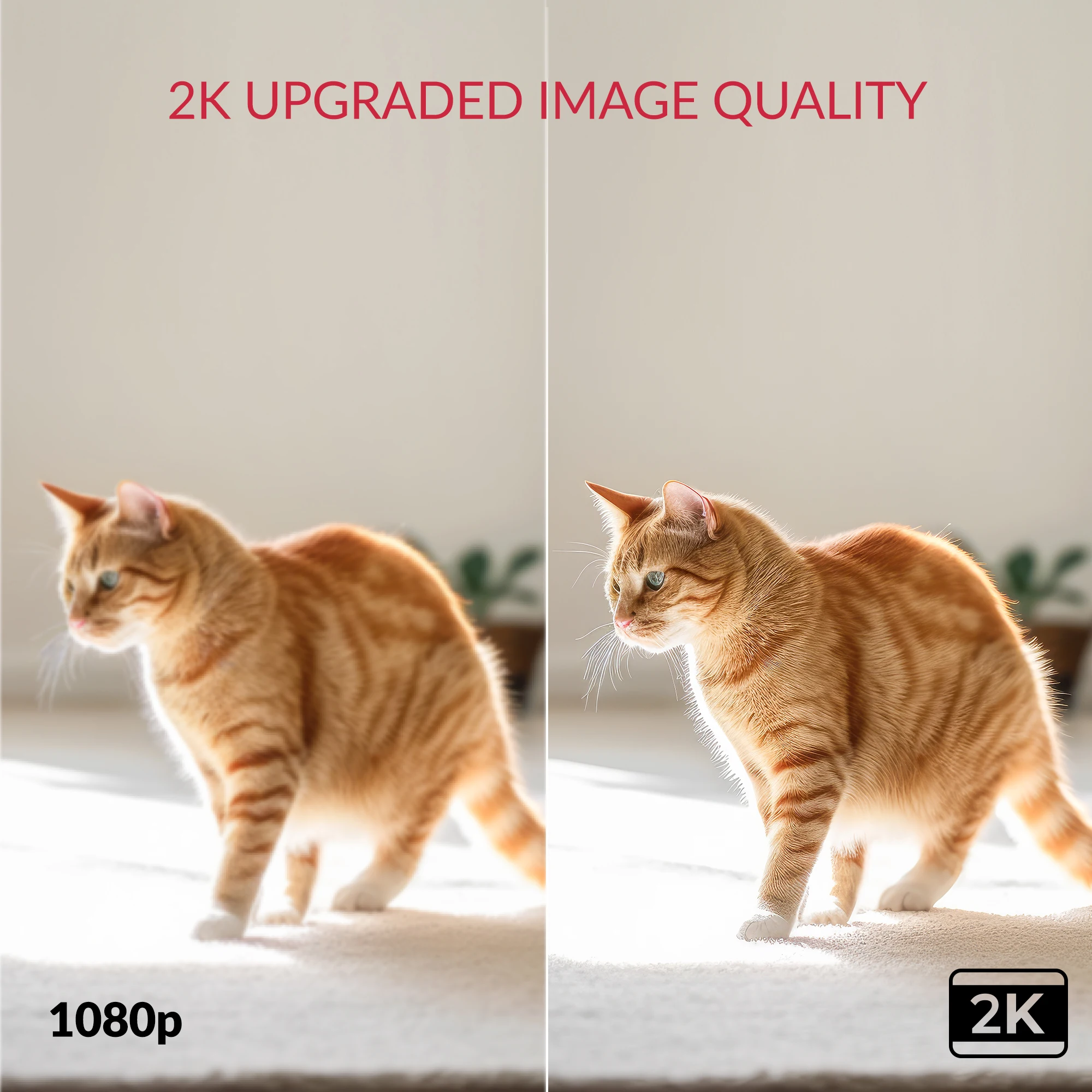 YI Pro Home Wifi Cámaras de vigilancia 2K IP CCTV Monitor de seguridad inteligente para protección de mascotas bebés