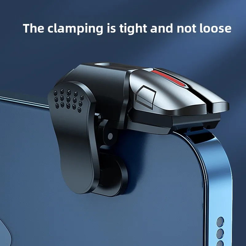 Gatillo de juego de teléfono móvil G21 de seis dedos para PUBG Aim Shooting L1 R1 ABS botón para IOS Android Universal Gamepad Joystick