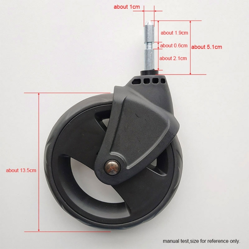 Ruedas traseras para cochecito de bebé, accesorios de Material plástico QX2D