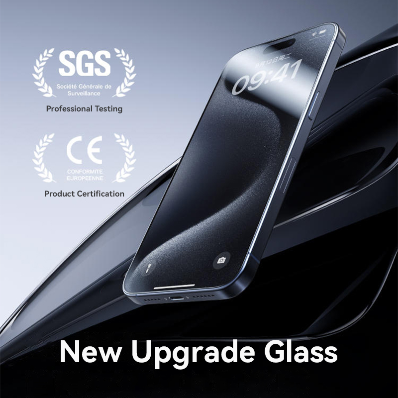 Joyroom 1/2/3pcs Tempered Glass For iPhone 16 15 14 13 12 11 Pro Max Screen Protector For iPhone 16 Full Screen Protective Glass