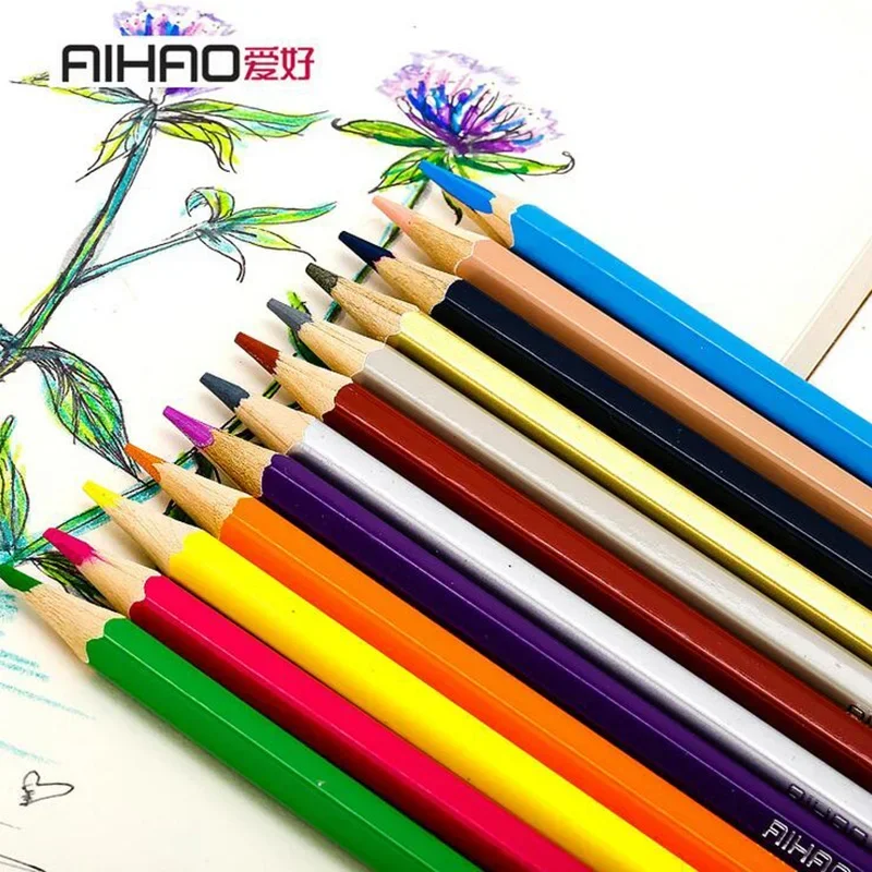 Thiên Nhiên Chuyện Bút Chì Màu Vẽ 12/18 Khác Nhau Colores Bộ Bút Chì Bút Văn Phòng Phẩm Văn Phòng Học Tập Lapices