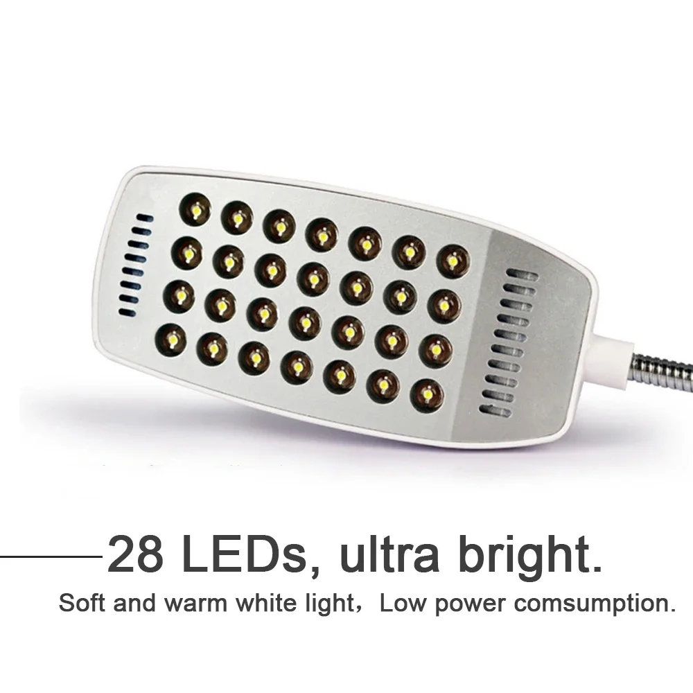 USB LED Light 28LEDs Flexible Eye Protection Reading Lamp , for Notebook Laptop PC Computer 4 Colors Furniture Essentials