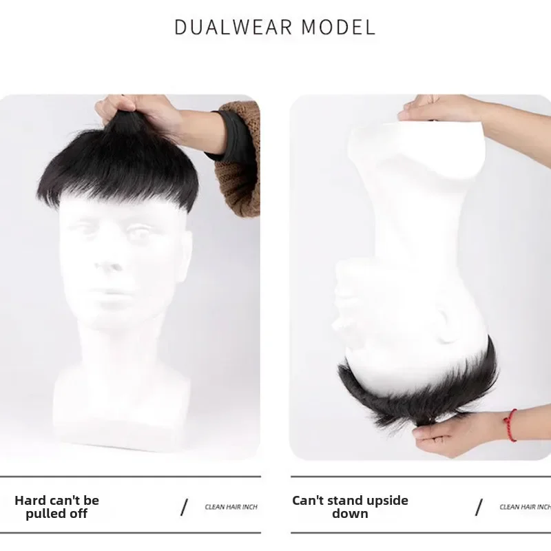 男性用の高品質の天然かつら,男性用のプロ用アクセサリー,100% 人毛,6x8,7x9,8x10,6インチ