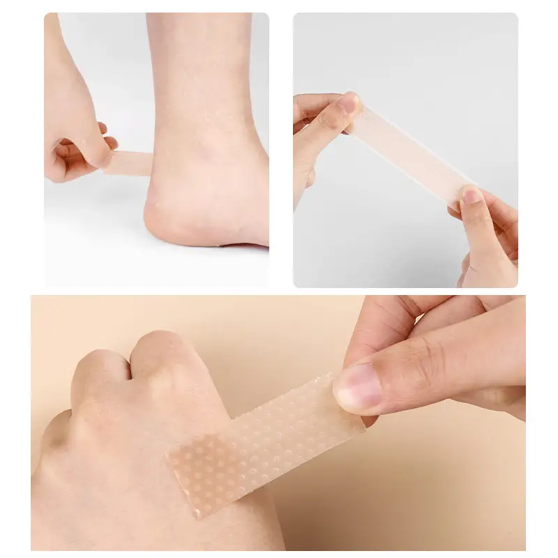 Patchs de protection du talon en Gel, 100cm, 1 pièce, coussinets adhésifs pour ampoules, doublure du talon, autocollants pour chaussures, plâtre de soulagement, soins des pieds, poignée de coussin