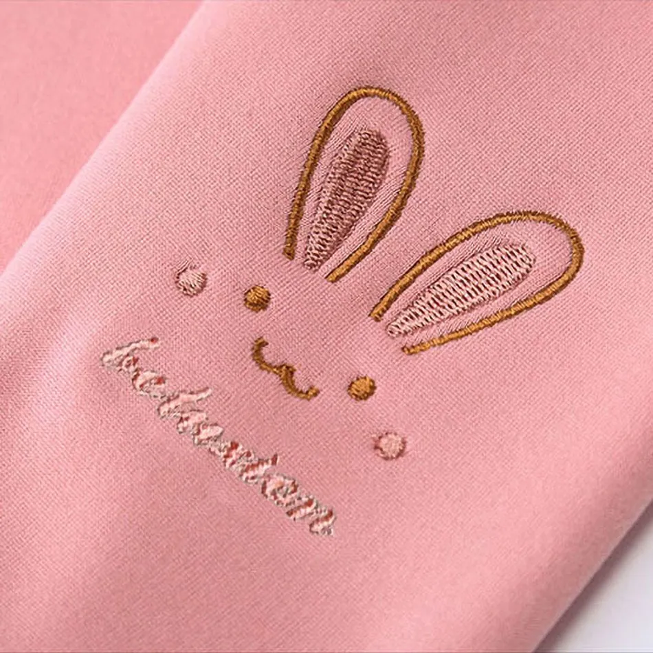 Clearance_3-8 anni Leggings per ragazza Pantaloni da coniglietto per bambini Collant termici autunno inverno per bambini Pantaloni alla moda foderati in pile Casu