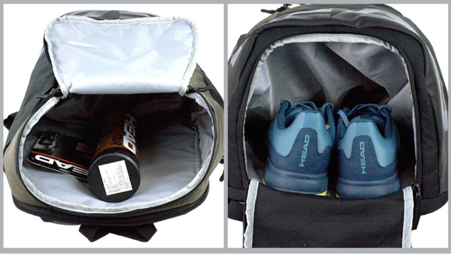 Cabeça prox série raquete de tênis saco grande capacidade mochila raquete saco de esportes saco de viagem saco de raquete de tênis com compartimento de sapato