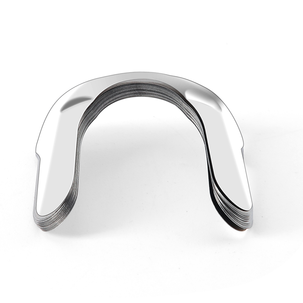 30 Stücke Dental Matrix Konturierte Anterior Metall Matrix Bands Schnittmatrix System Matrizen Zahnmedizin Materialien