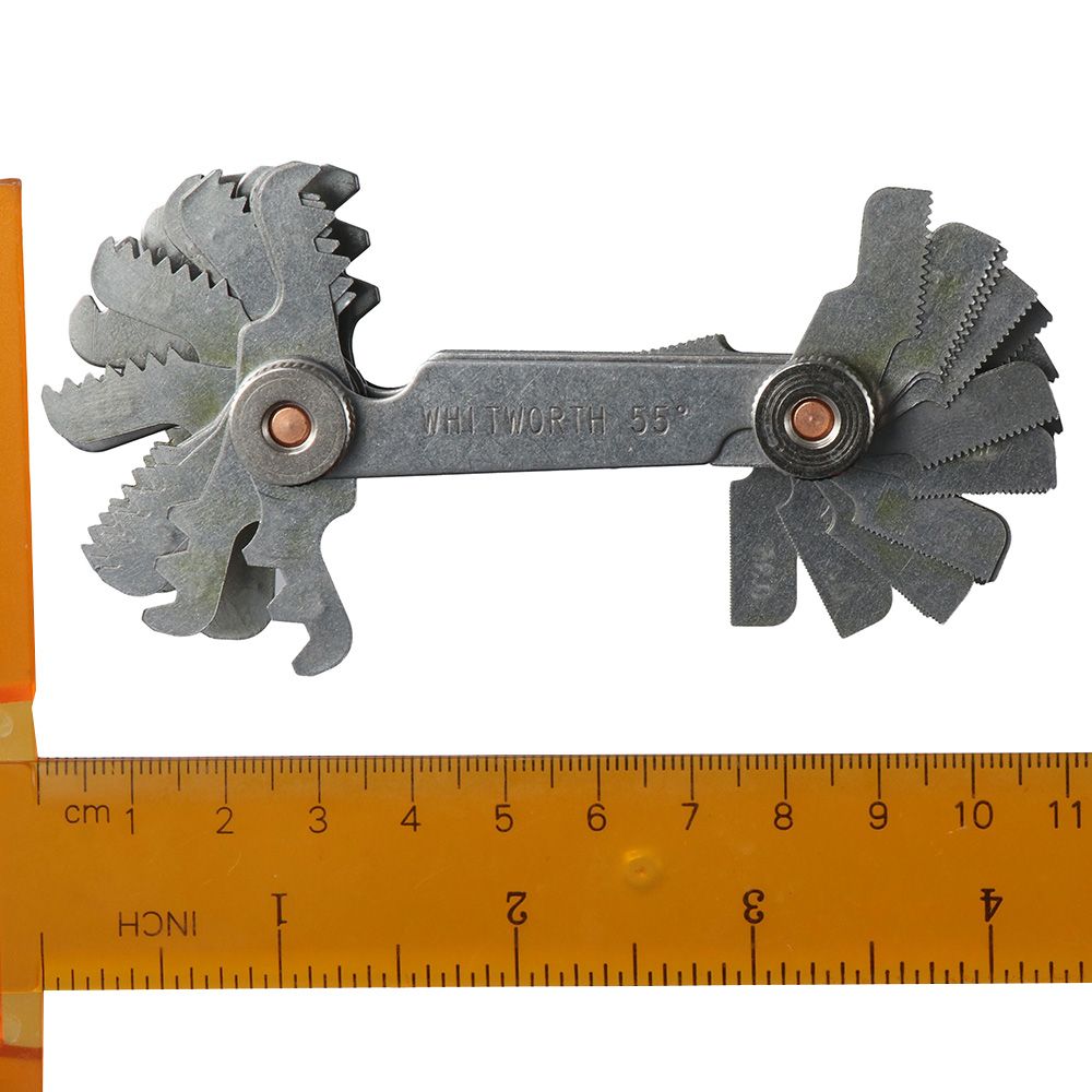 52 шт., прибор для измерения шага резьбы, 55 и 60 градусов