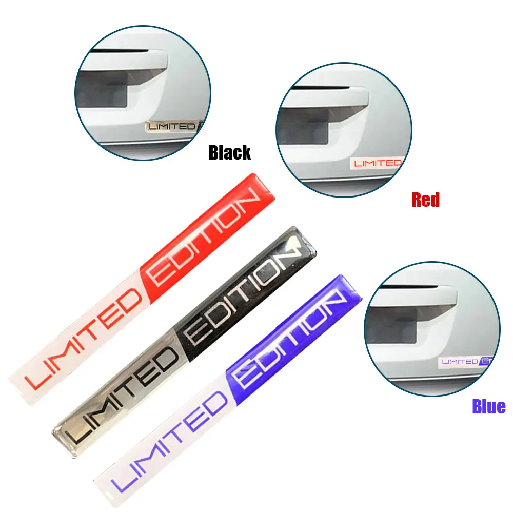 2x 3D Motorcycle Stickers Emblem Limited Edition Styling Badge Decal Sticker Motorcycle Accessories for Yamaha Suzuki Kawasaki