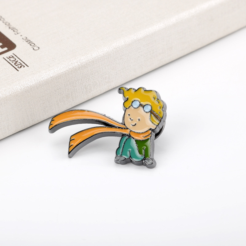Cute The Little Prince Brooch Animal Fox Lapel Pin Unisex Clothes Backpack Button Friend Gifts