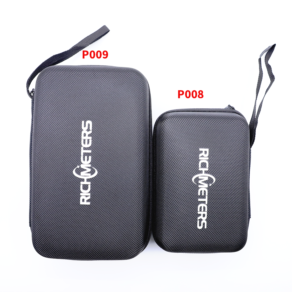 Bolsa de multímetro RICHMETERS, bolsa de herramientas de gran tamaño, caja de almacenamiento de cables de prueba