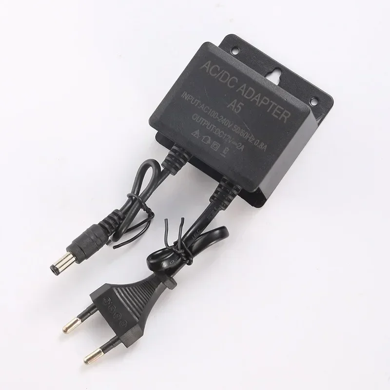 Power Supply AC DC Charger Adapter 12V 2A EU US Plug Waterproof Outdoor for Monitor CCTV CCD Security Camera