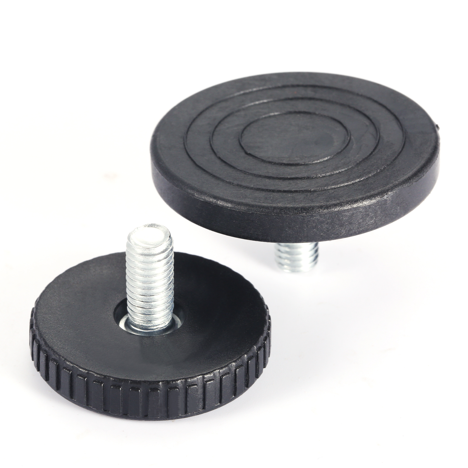4 Pcs Schwarz Nivellierung Füße Einstellbare Möbel Füße M8 * 18mm Schraube Auf Möbel Glide Basis Durchmesser 40mm 50mm für Möbel Beine