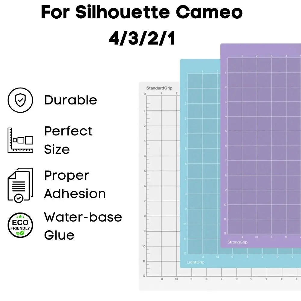 Silhouette Cutting Pad 12x12Inch Non-slip Sturdy Durable Easy to Clean No Smell DIY Manual Articles Splicing Paper Cutting Pads