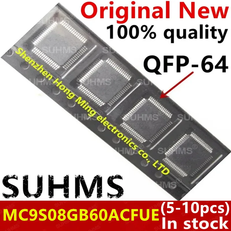(1 Stück) 100 % neu MC9S08GB60ACFUE MC9S08GB60A QFP64