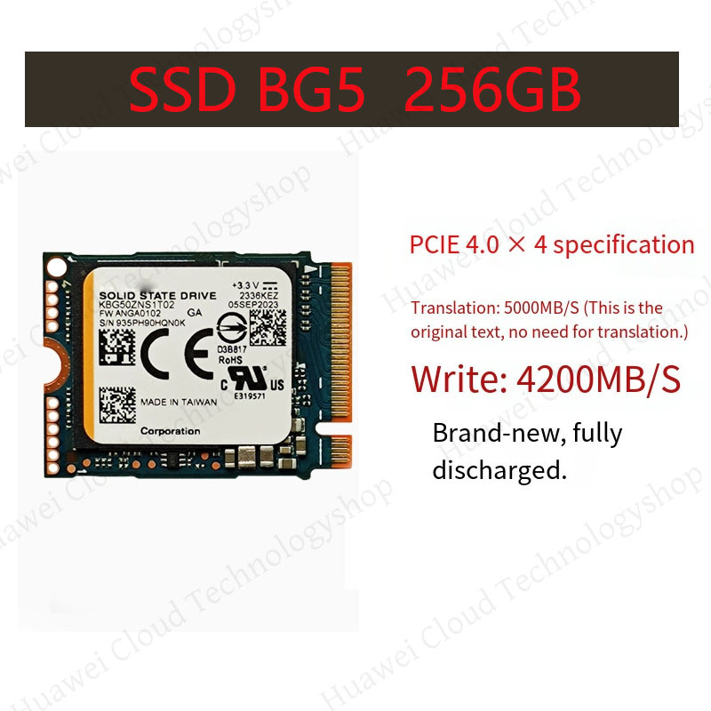 Compatible with Toshiba GigaMedia BG4 128G 256G 512G 2230solid-state drives for Dell laptops and desktops brand new and original