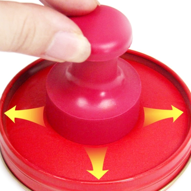 Red Stamp Ink Pad Round Chinese Yinni Pad Red Ink-Paste Quick-Drying Red Stamp Pad Calligraphy Painting Supplies