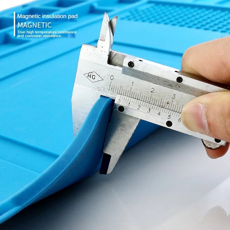 Electronic Repair Pad Motherboard IC Thickened Magnetic Anti-slip Anti-static Temperature Resistant Multi-functiona Silicone Pad