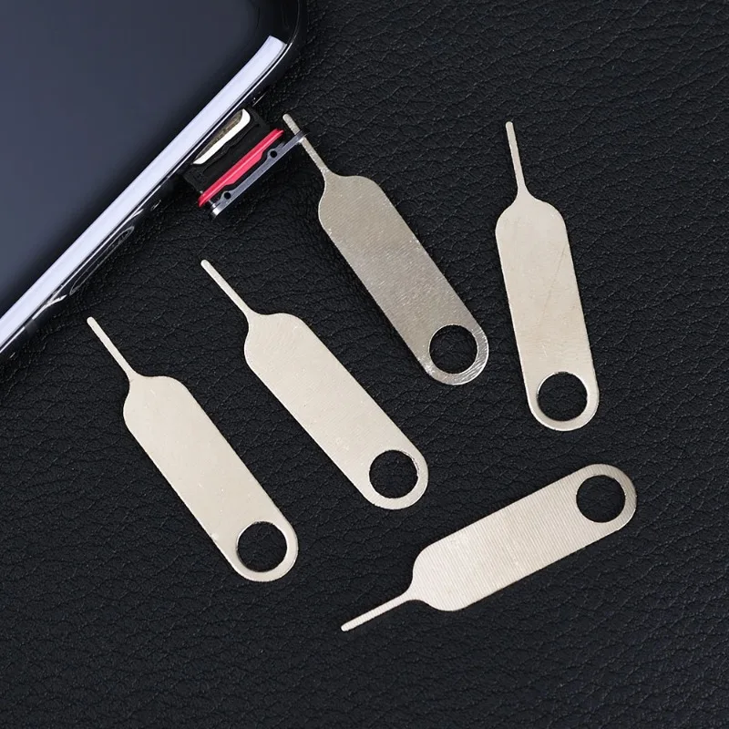 10-100PCS Metal Eject Sim Card Tray Open Pin Needle Key Tool for Universal Phone for iPhone 16 15 SamSung Xiaomi Apple IPad