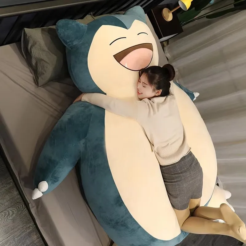 200/150 cm Aoger Riesen Snorlax Plüsch Spielzeug Kawaii Weiche Snorlax Leder Shell Plushie KEINE Füllung Kissen Geschenke für Kinder Pokemon
