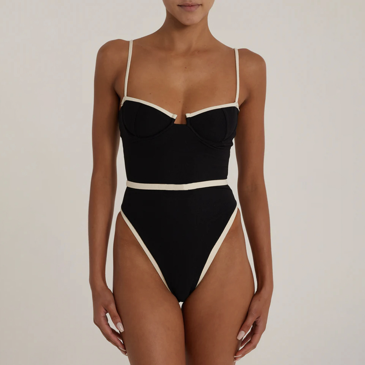 Bañador Sexy de una pieza para mujer, traje de baño femenino, Monokini de cintura alta, ropa de playa, traje de baño, bikini 2024