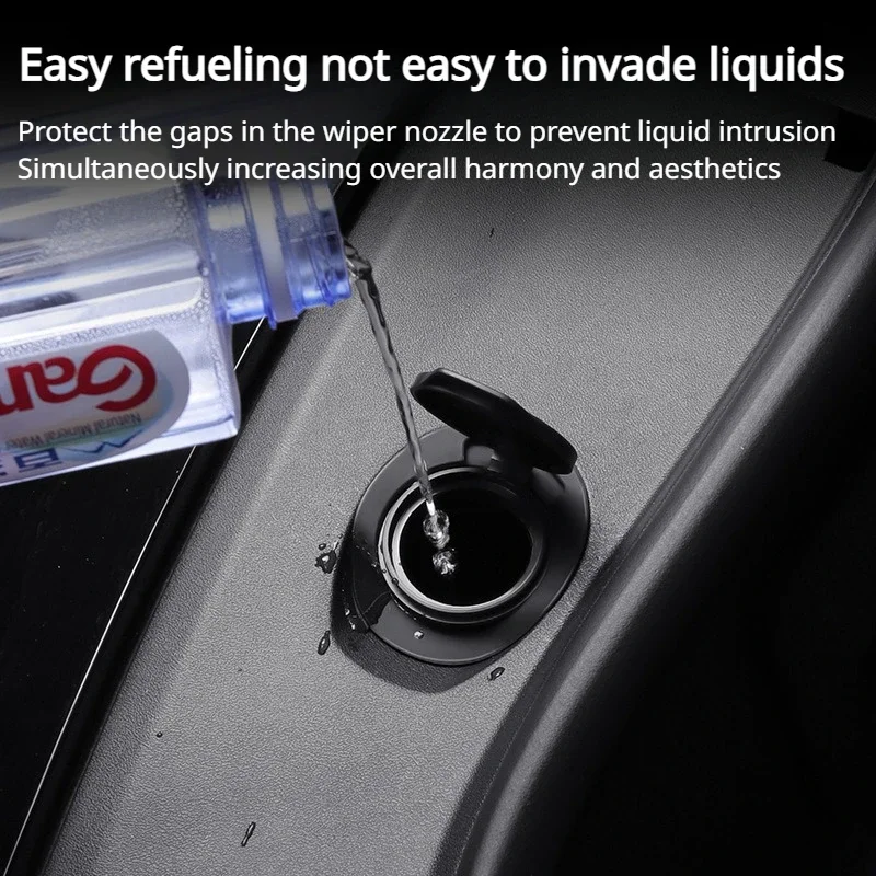 Wiper Water Inlet Protection for Tesla Model 3 Y Gap Plug Prevent Liquid Intrusion Anti-aging Model 3 Highland Model Y Juniper