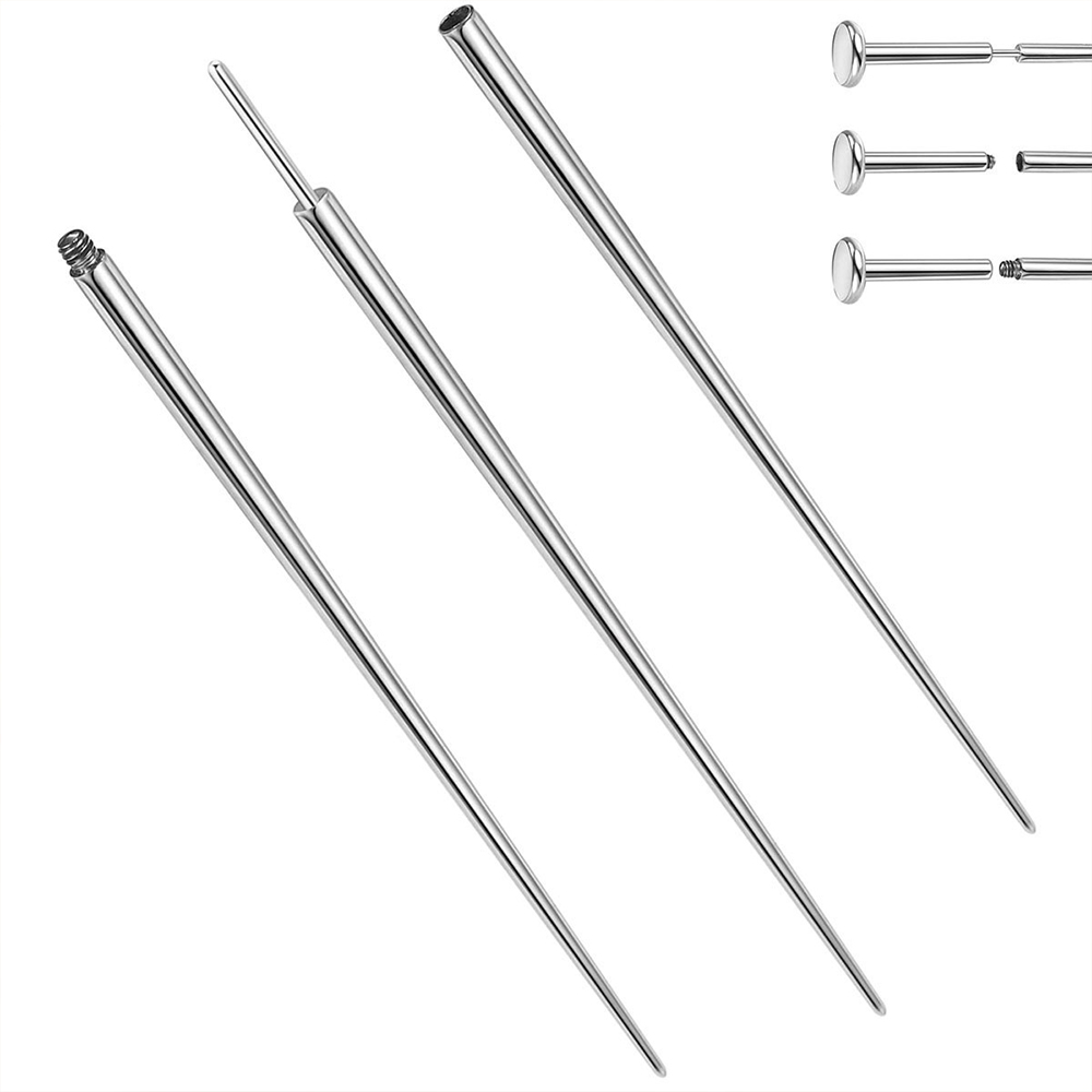 CANNER 14/16/18/20G outil de préhension de boule conique de perçage en acier inoxydable pour changer de bijoux boucles d'oreilles à dos plat Kit de perçage corporel