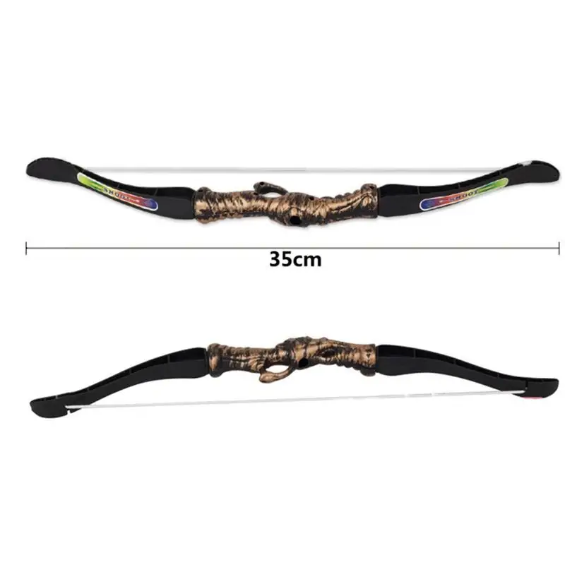 35Cm Vui Nhựa Ngoài Trời Bắn Cung Trẻ Em Cung Và Mũi Tên Đồ Chơi, Sử Dụng Để Bắn Đồ Chơi Bé Trai Quà Tặng