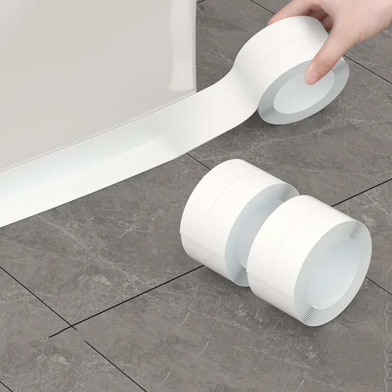 Nastro sigillante in PVC impermeabile di facile applicazione: striscia di mastice trasparente e antimuffa per lavelli di cucina e bagno, servizi igienici e vasche da bagno