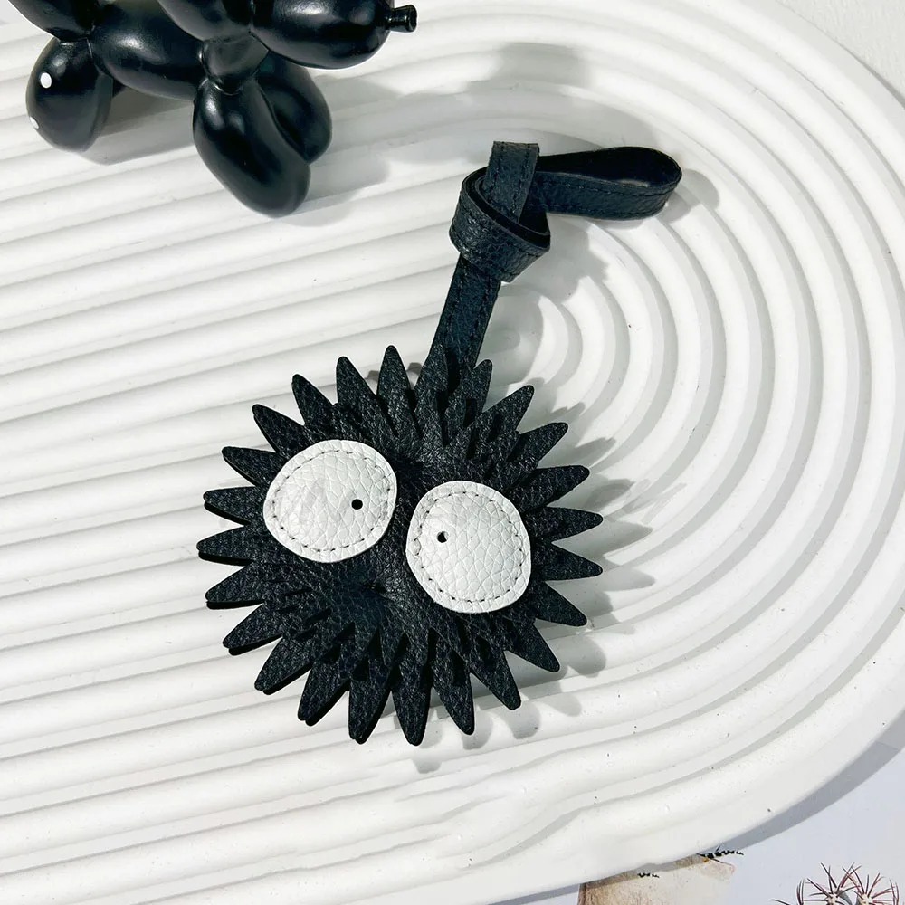 สีดํา Briquettes HAND-made ไมโครไฟเบอร์กระเป๋าจี้ของขวัญบุคลิกภาพหญิงแฟชั่นน่าเกลียดขนาดเล็ก Briquettes