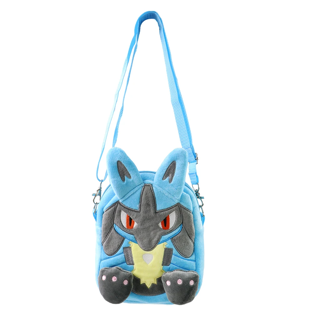Gengar Plush ไหล่กระเป๋า Pokemon Pikachu Rowlet Crossbody กระเป๋าเด็กน่ารักเก็บกระเป๋าของเล่นคริสต์มาสของขวัญกระเป๋า