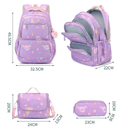 子供女の子バックパック小学生中学生バッグ女の子子供キッズブックバッグバックパック2025新学期女の子スクールバッグ