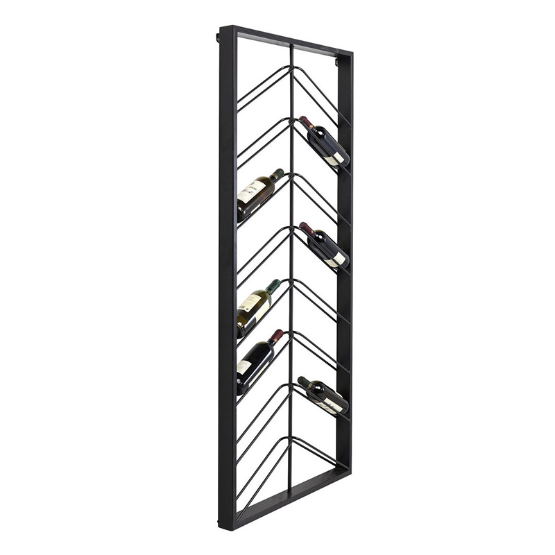 Antikes Design Weinschrank Display Einfache minimalistische rustikale Küche Weinschrank Bäcker Wand Ästhetische Metall Vinoteca Möbel