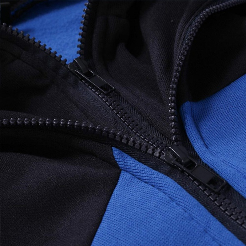 Conjunto de Sudadera con capucha personalizada, Sudadera con capucha con doble cremallera a la moda, chándal para hombre, ropa deportiva, Jersey, sudadera, trajes/conjuntos, sudaderas con capucha y pantalones