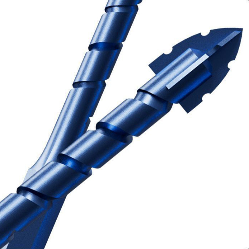 7/6/5/4PCS Four-edge Serrated Drill Bit Set For Drilling Holes In Glass Tiles Walls Concrete 3-12mm Sawtooth Drill Bit Set Tools