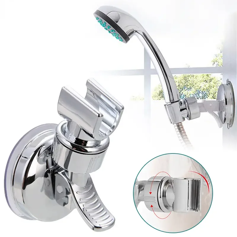 1 Stuks Verstelbare Hower Rack Zuignap Type Lotus Luifel Beugel Handheld Hower Hoofd Badkamer Mondstuk Vaste Voet