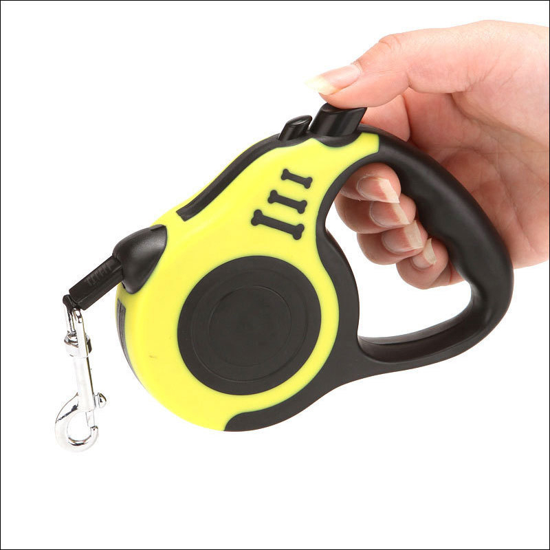 Coleira telescópica automática para animais de estimação, dispositivo de tração para cães pequenos, portátil, artefato para caminhada, suprimentos para animais de estimação