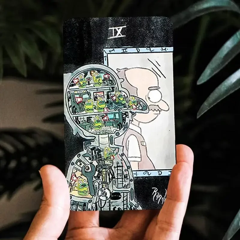 Cartas de Tarot misteriosas A 78 baraja Gravity Falls inspirado 78 baraja de cartas versión en inglés juegos de mesa de Tarot para principiantes Witchy