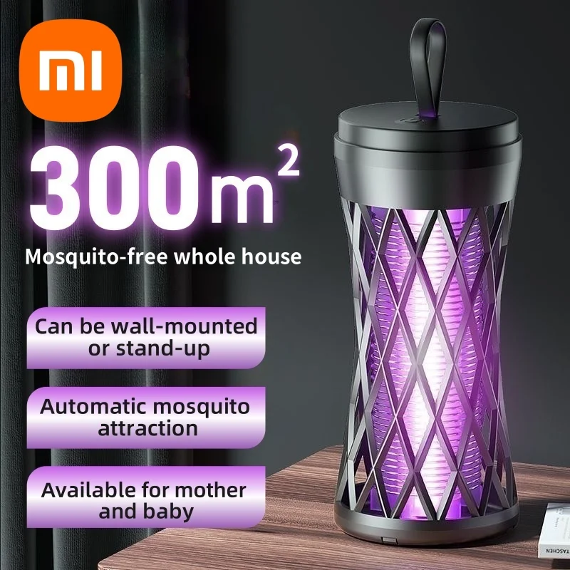 Xiaomi-Lámpara eléctrica antimosquitos para el hogar, Exterminador de mosquitos portátil, luz de ambiente para exteriores, repelente de mosquitos seguro y eficiente