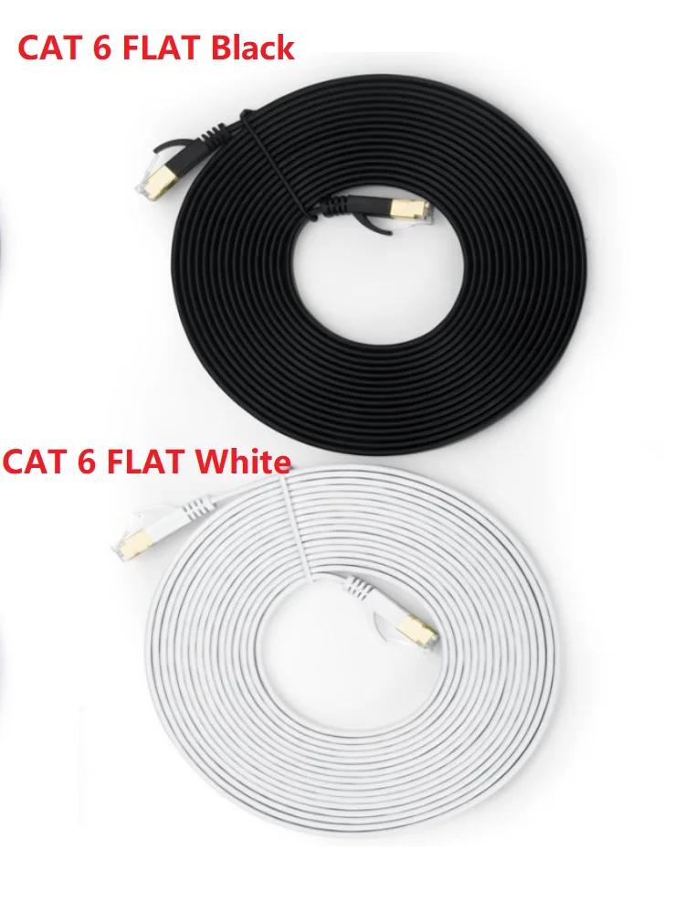Cat6 Ethernet Cable  Gigabit High Speed 1000Mbps Internet Cable RJ45 Shielded Network LAN Cord for Laptop Router PC PS5 4 3 Xbox