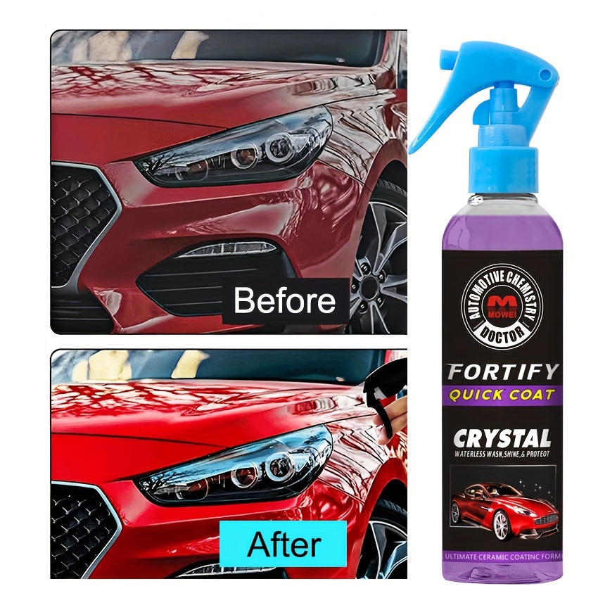 Spray de revestimento de proteção de carro, agente de manutenção de revestimento multiuso, spray de revestimento de carro cerâmico, agente de reparo de peças de plástico