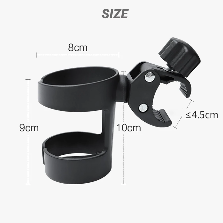 Baby Kinderwagen Tasse Halter Kinder Fahrrad Flasche Rack Infant Fütterung Flasche Getränke Tasse Universal Halter Kinderwagen Zubehör