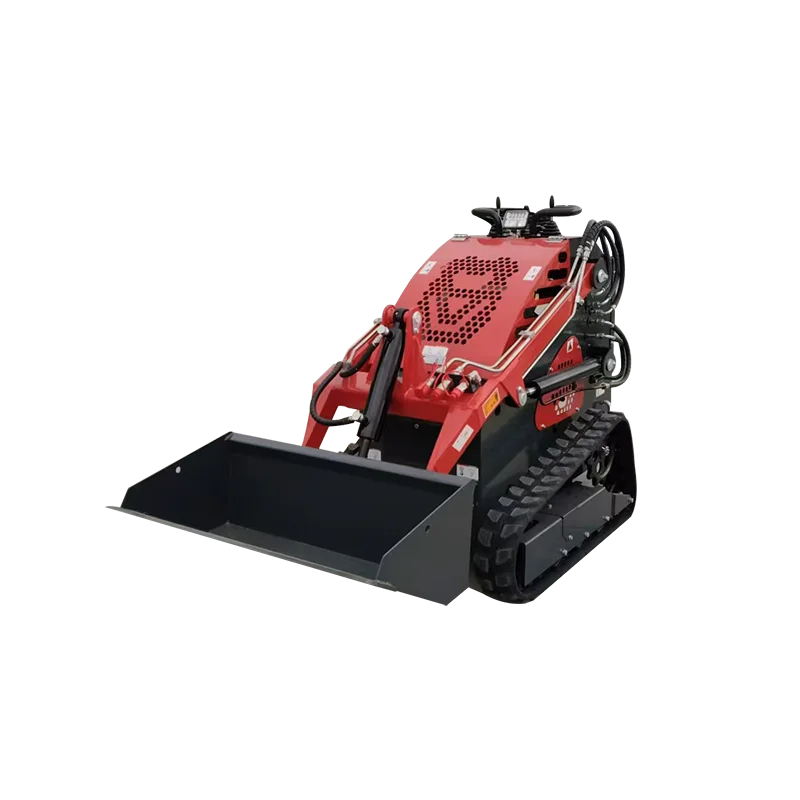 Low cost tracked mini skid steer loader diesel skid steer loader with cover customization