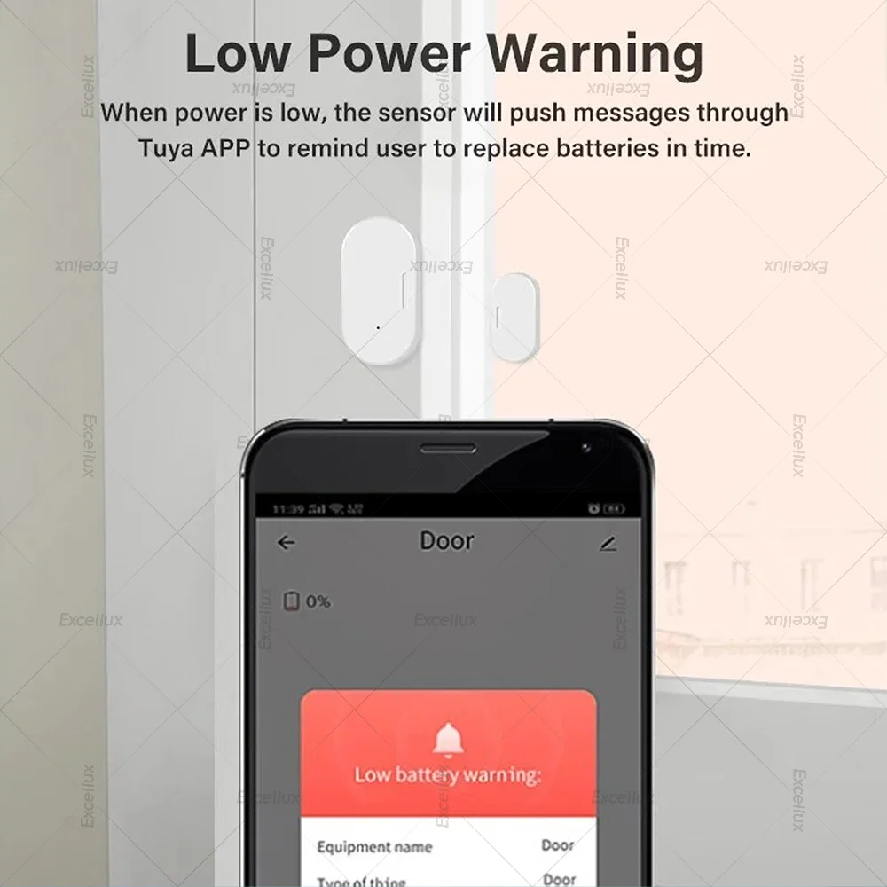 Zigbee-Sensor de puerta y ventana, Detector magnético antirrobo abierto y cerrado, funciona con Alexa y Google Home Automation Z2M Home Assistant