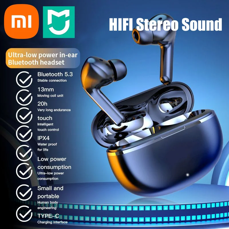 Xiaomi-auriculares inalámbricos Air 7, audífonos TWS con Bluetooth, micrófono HiFi, reducción de ruido, resistentes al agua, con movimiento de juego, originales
