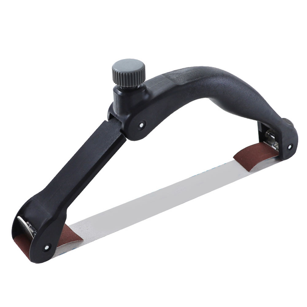 Handheld Sandpaper Holder Adjustable Sanding Bow With Sanding Belt For Grinding Sandpaper Rack Sanding Belt Rack Abrasive Belt