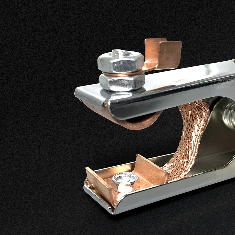 1Pc 300Amp Morsetto per cavo Morsetto di terra Elettrodo di saldatura Morsetto di terra Morsetto per elettrodo Saldatore Macchine utensili Strumenti per clip per cavi