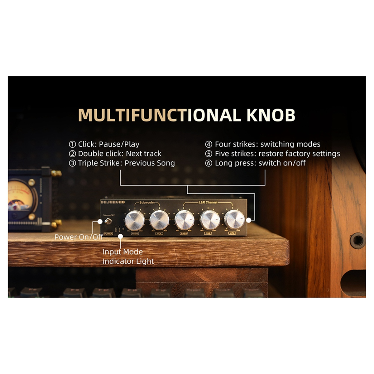 DAJUNGUO-Placa Amplificadora Estéreo Bluetooth, Amplificador Chip AUX, ZK-TB21 PRO, 2.1 Canais, 5.2, 50W, 50W, 100W, Use com TPA3116D2